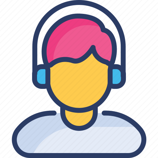 Avatar, dance, dj, festival, headphones, music, party icon - Download on Iconfinder