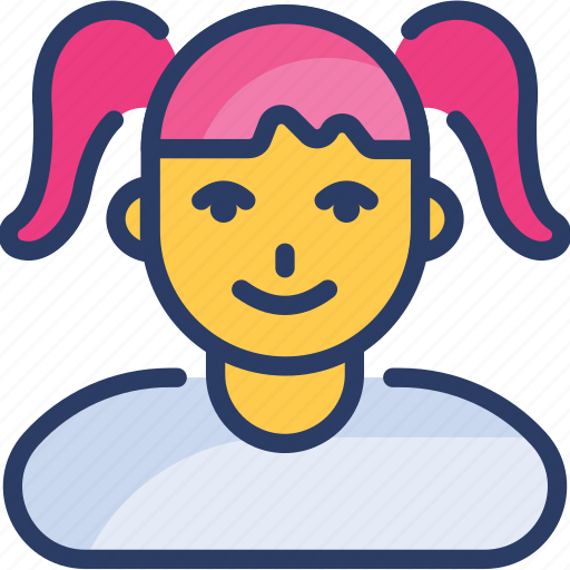 Female, girl, pupils, school, student, teenager icon - Download on Iconfinder