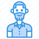avatar, beard, hipster, man, men, profile