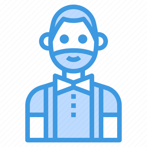 Avatar, bow, man, men, mustaches, profile, tie icon - Download on Iconfinder