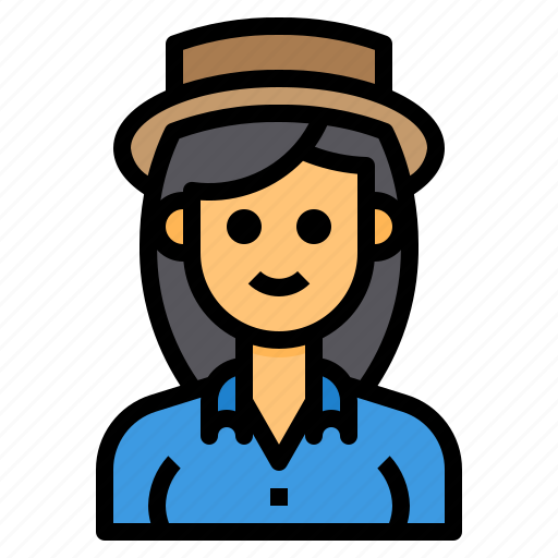 Avatar, beautiful, female, hat, woman, women icon - Download on Iconfinder