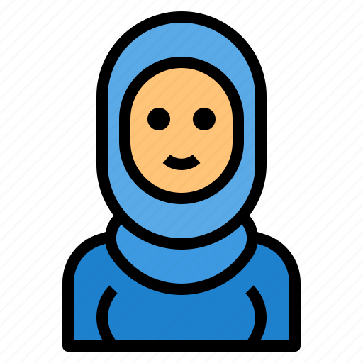 Avatar, female, muslim, woman, women icon - Download on Iconfinder