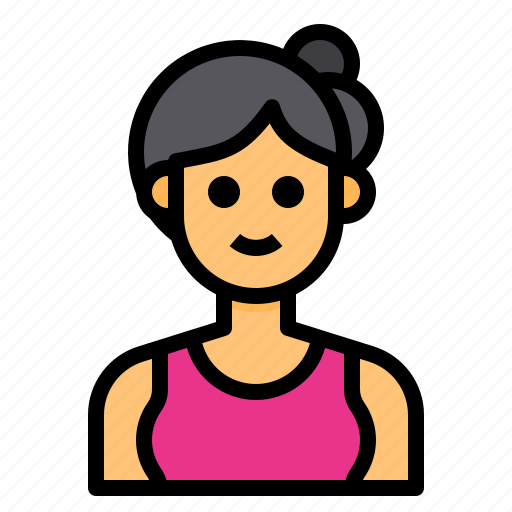 Avatar, exercise, female, vest, woman, women icon - Download on Iconfinder