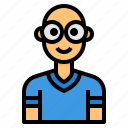 avatar, bald, boy, man, profile