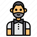 avatar, bow, man, men, mustaches, profile, tie