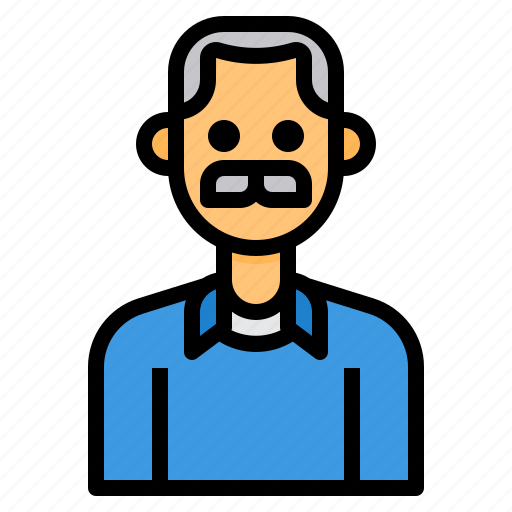 Avatar, man, men, mustaches, old, profile icon - Download on Iconfinder