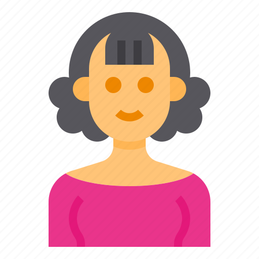 Avatar, bangs, cute, female, woman, women icon - Download on Iconfinder