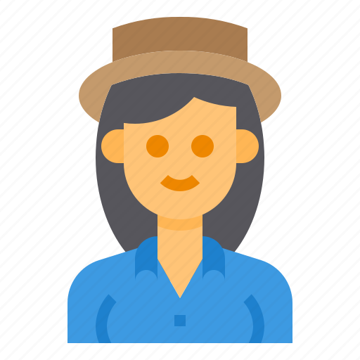 Avatar, beautiful, female, hat, woman, women icon - Download on Iconfinder