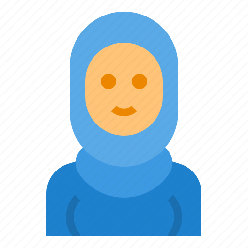 Avatar, female, muslim, woman, women icon - Download on Iconfinder
