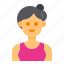 avatar, exercise, female, vest, woman, women 