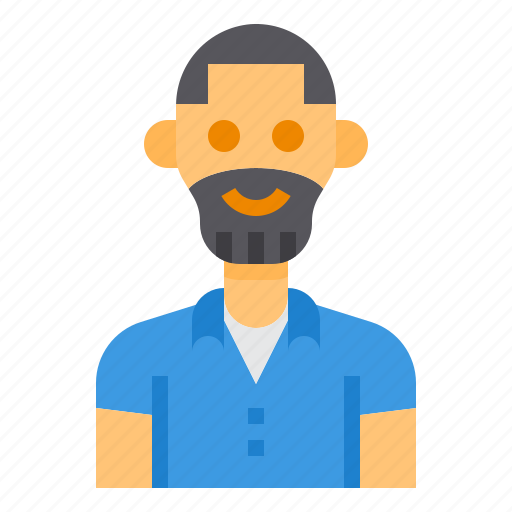 Avatar, beard, hipster, man, men, profile icon - Download on Iconfinder