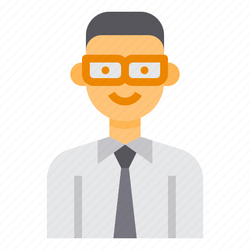 Avatar, glasses, man, manager, men, profile icon - Download on Iconfinder