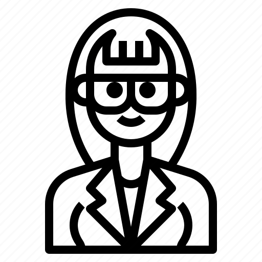 Avatar, bangs, business, female, glasses, woman, women icon - Download on Iconfinder