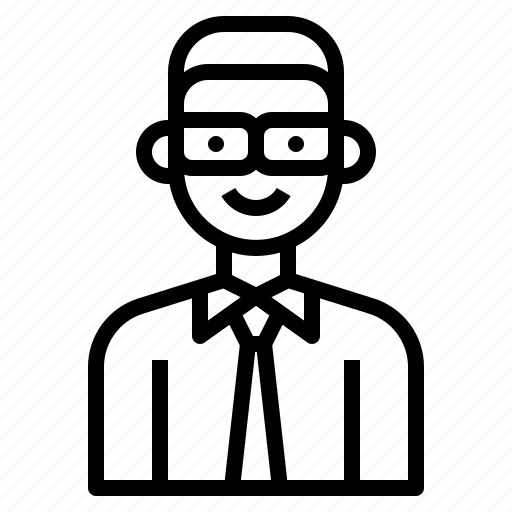 Avatar, glasses, man, manager, men, profile icon - Download on Iconfinder