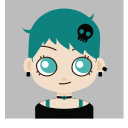 avatar, dark, girl, gothic, profile, user