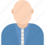 senior citizen, business man, male, human, user, profile, bald man, male avatar, avatar 
