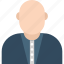 senior citizen, business man, male, human, user, profile, bald man, male avatar, avatar 