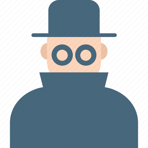 Detective, spy, secret agent, security agent, investigator, enquiry agent, inspector icon - Download on Iconfinder