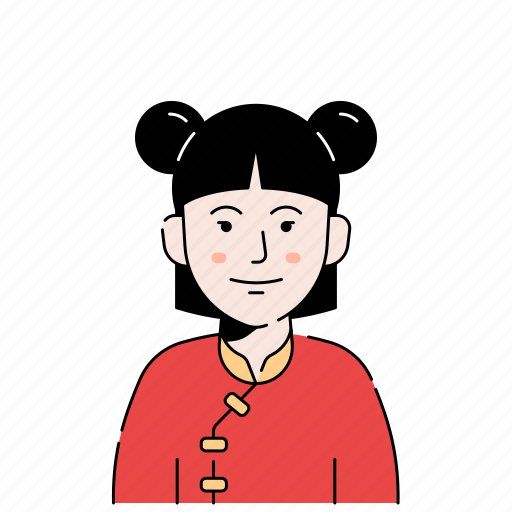 Avatar, chinesse, teenager, girl icon - Download on Iconfinder