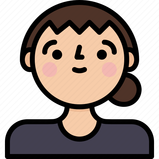 Female, girl, profile, woman icon - Download on Iconfinder