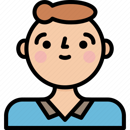Boy, male, man, profile icon - Download on Iconfinder