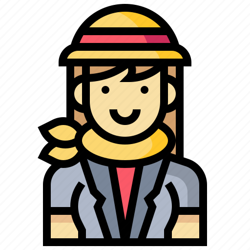 Avatar, guide, human, occupation, profession, woman icon - Download on Iconfinder