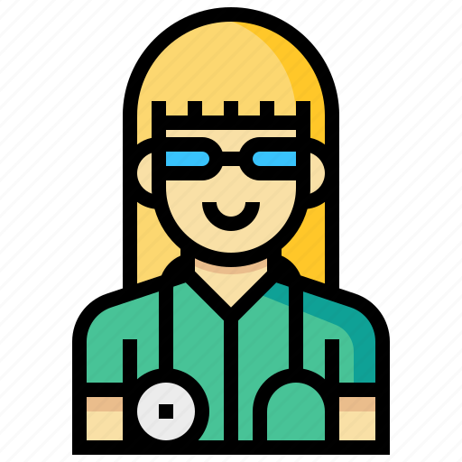 Avatar, human, occupation, profession, surgeon, woman icon - Download on Iconfinder