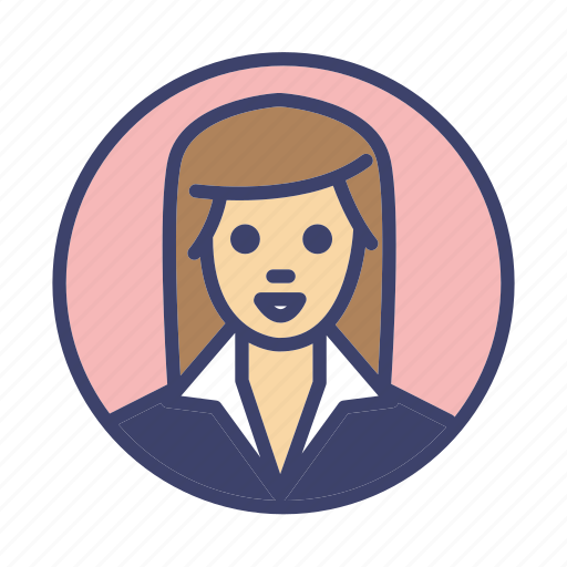 Girl, lady, secretary, woman icon - Download on Iconfinder