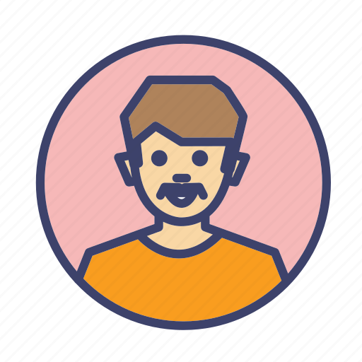 Comman man, helper, man, middle age, tshirt icon - Download on Iconfinder