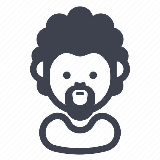 Avatar, character, curly, man icon - Download on Iconfinder