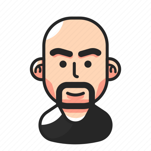 Avatar, bald, man, smile icon - Download on Iconfinder