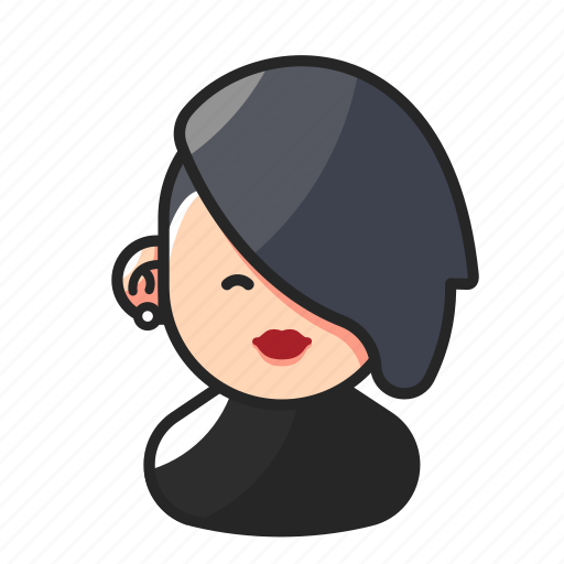 Avatar, emo, punk, woman icon - Download on Iconfinder