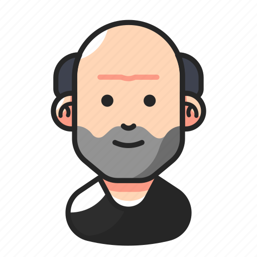 Avatar, bald, man, old icon - Download on Iconfinder