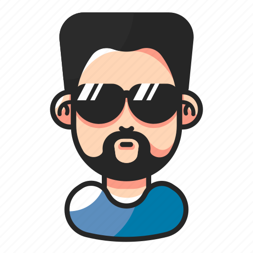 Avatar, beard, cool, man icon - Download on Iconfinder