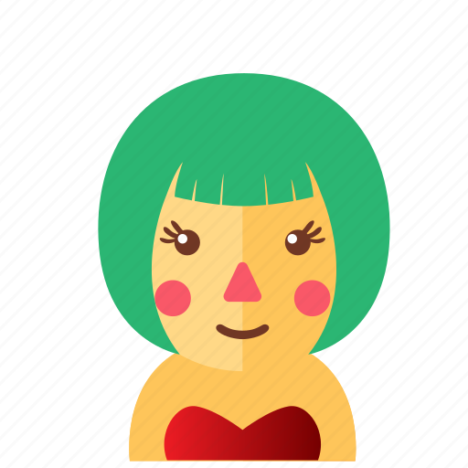 Avatar, cute, doll, emoticon, girl, smile icon - Download on Iconfinder