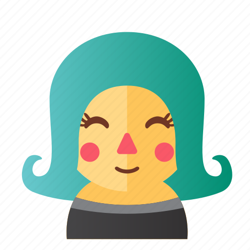 Avatar, cute, doll, emoticon, girl, smile icon - Download on Iconfinder