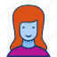 avatar, profile, user, woman 