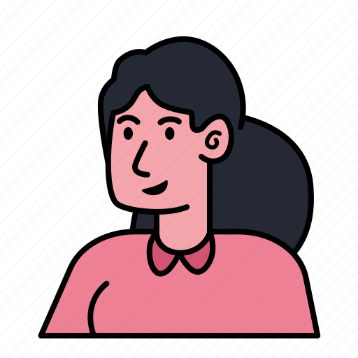 Woman, avatar, shirt, female, profile, people, person icon - Download on Iconfinder
