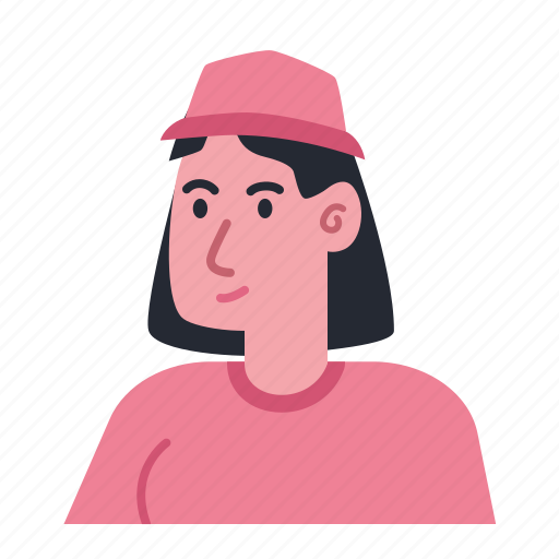 Woman, cloche, avatar, shirt, female, profile, people icon - Download on Iconfinder