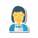 avatar, business, chef, girl, person, profile, user