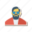 avatar, business, glasses, man, person, profile, user 