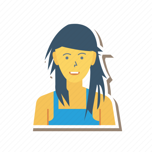 Avatar, female, person, profile, style, user, young icon - Download on Iconfinder