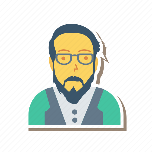Avatar, glasses, man, old, person, profile, user icon - Download on Iconfinder