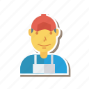 avatar, man, person, profile, user, worker, young