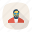 avatar, business, glasses, man, person, profile, user 