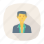avatar, employe, employer, person, profile, user 