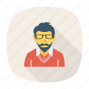 avatar, office, person, profile, staff, user, young