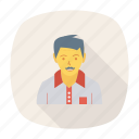 avatar, hotel, manager, person, profile, user, worker