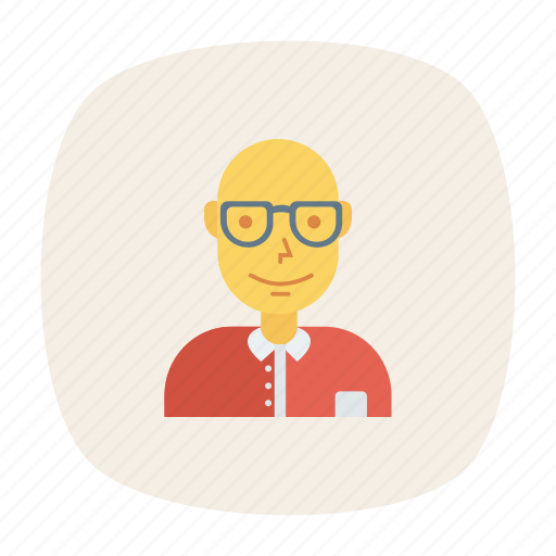 Avatar, business, glasses, old, person, profile, user icon - Download on Iconfinder