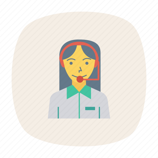 Avatar, female, help, person, profile, souuport, user icon - Download on Iconfinder